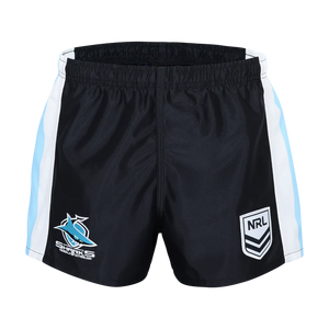 SHARKS SUPPORTER SHORTS NRL