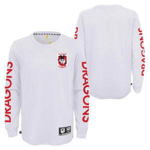 DRAGONS WORDMARK LS TEE NRL