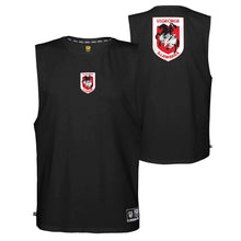 Load image into Gallery viewer, DRAGONS CORE LOGO MUSCLE TEE NRL