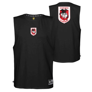 DRAGONS CORE LOGO MUSCLE TEE NRL