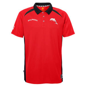 DOLPHINS MENS PERFORMANCE POLO NRL