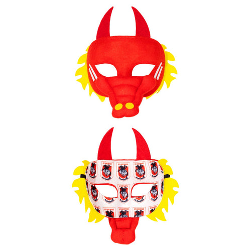 DRAGONS MINI MASCOT MASK The Big Outlet Store