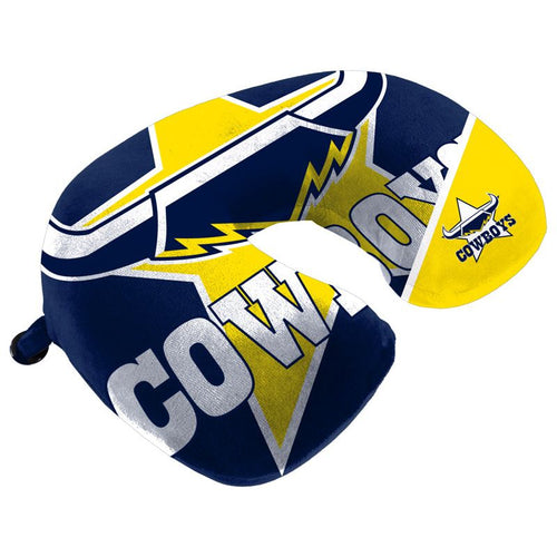 COWBOYS TRAVEL PILLOW NRL