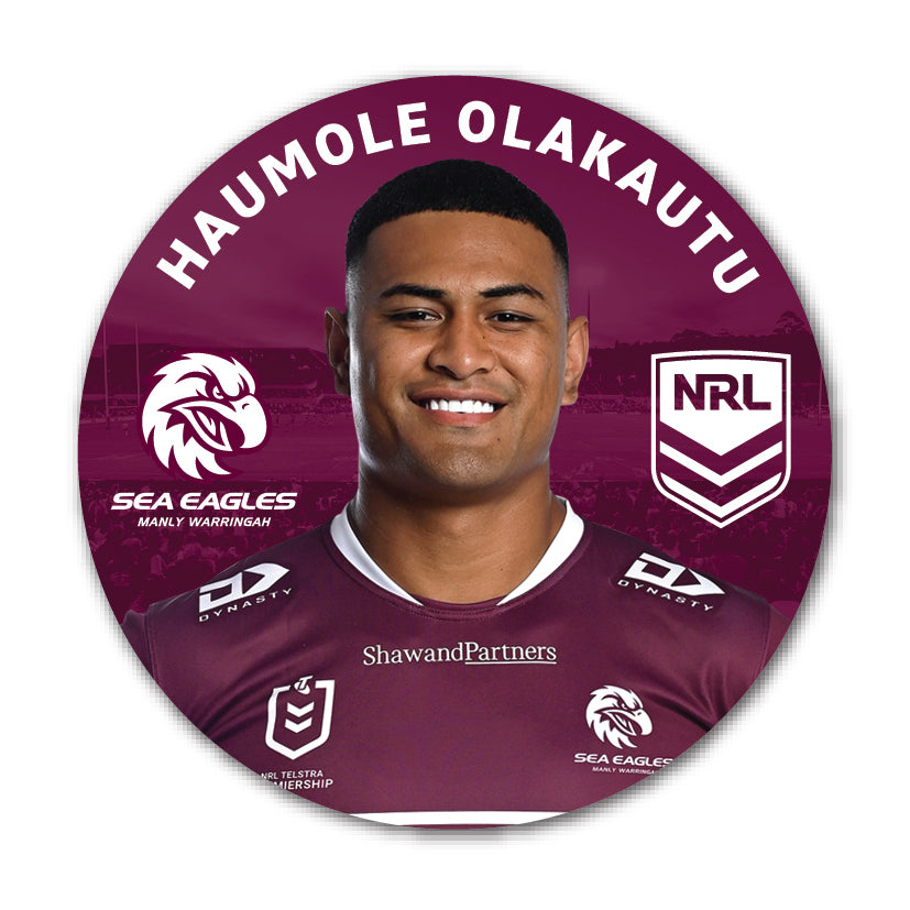 HAUMOLE OLAKAUTU PLAYERS BADGE NRL