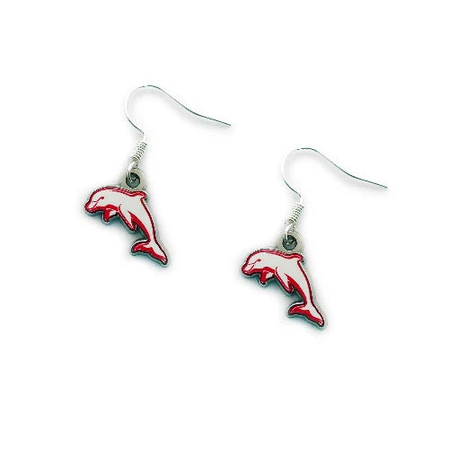 DOLPHINS LOGO EAR RINGS NRL