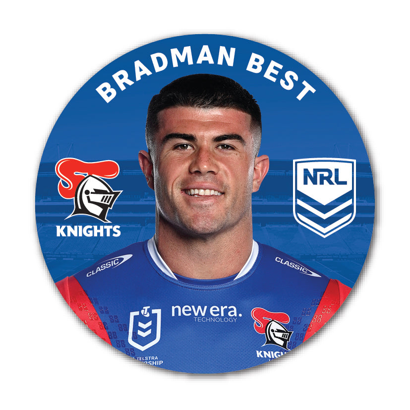 BRADMAN BEST PLAYERS BADGE NRL