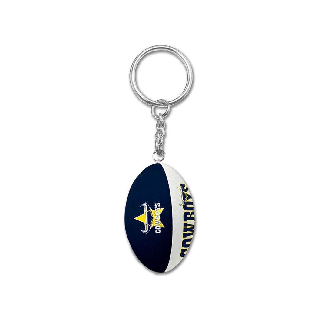 COWBOYS FOOTBALL KEYRING NRL