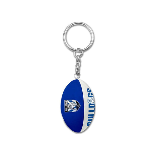 BULLDOGS FOOTBALL KEYRING NRL