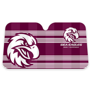 MANLY SEA EAGLES CAR SUNSHADE NRL