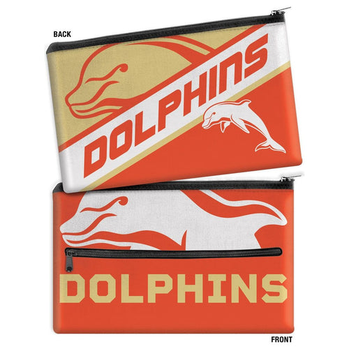 DOLPHINS LARGE PENCIL CASE NRL