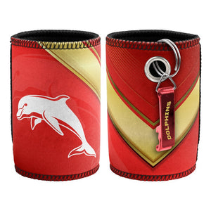 DOLPHINS CAN COOLER & BOTTLE OPENER NRL