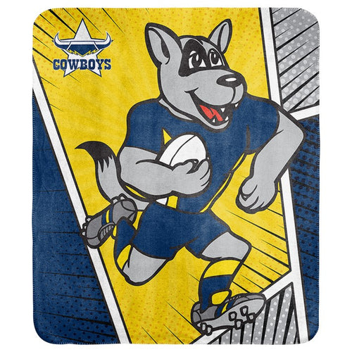 COWBOYS CORAL FLEECE RUG NRL