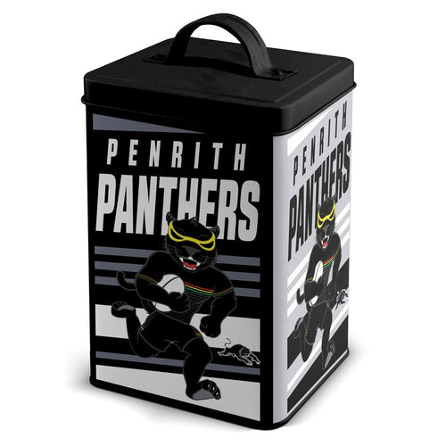 PANTHERS STORAGE COOKIE TIN NRL