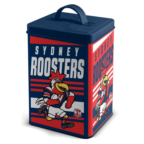 ROOSTERS STORAGE COOKIE TIN NRL