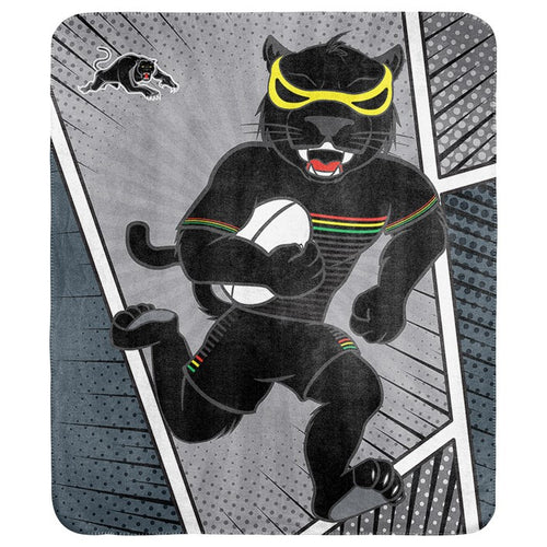 PANTHERS CORAL FLEECE RUG NRL
