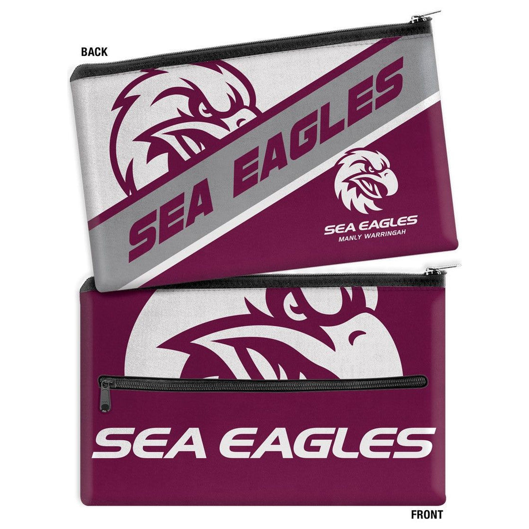 MANLY SEA EAGLES LARGE PENCIL CASE NRL