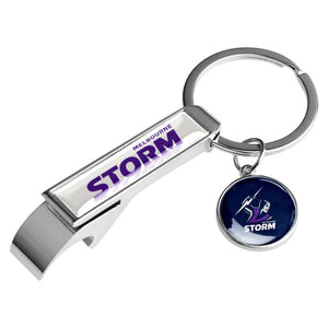 STORM BOTTLE OPENER KEYRING NRL