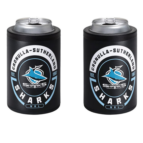 SHARKS INSULATED CAN COOLER NRL