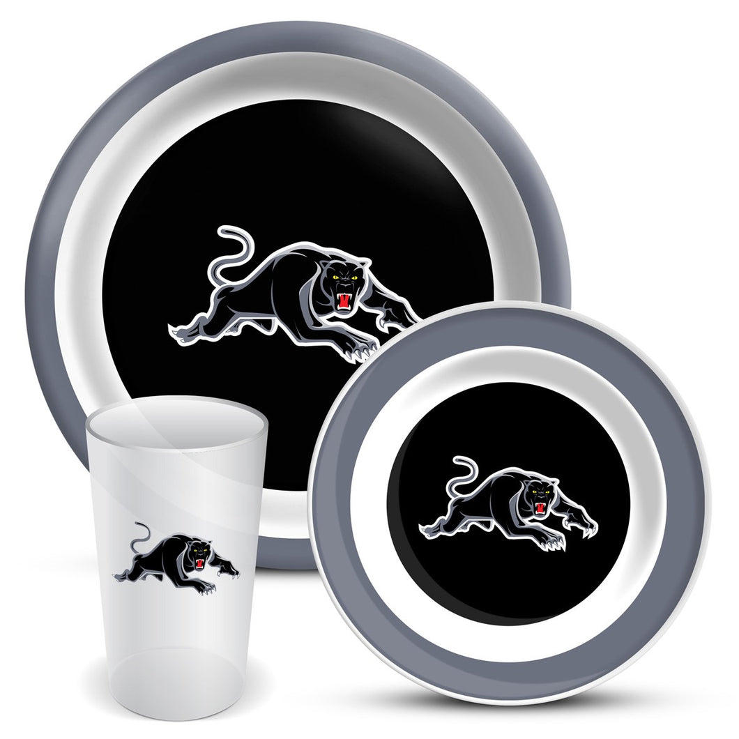 PANTHERS 3-PIECE DINNER SET