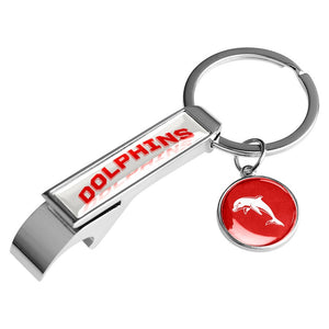 DOLPHINS BOTTLE OPENER KEYRING