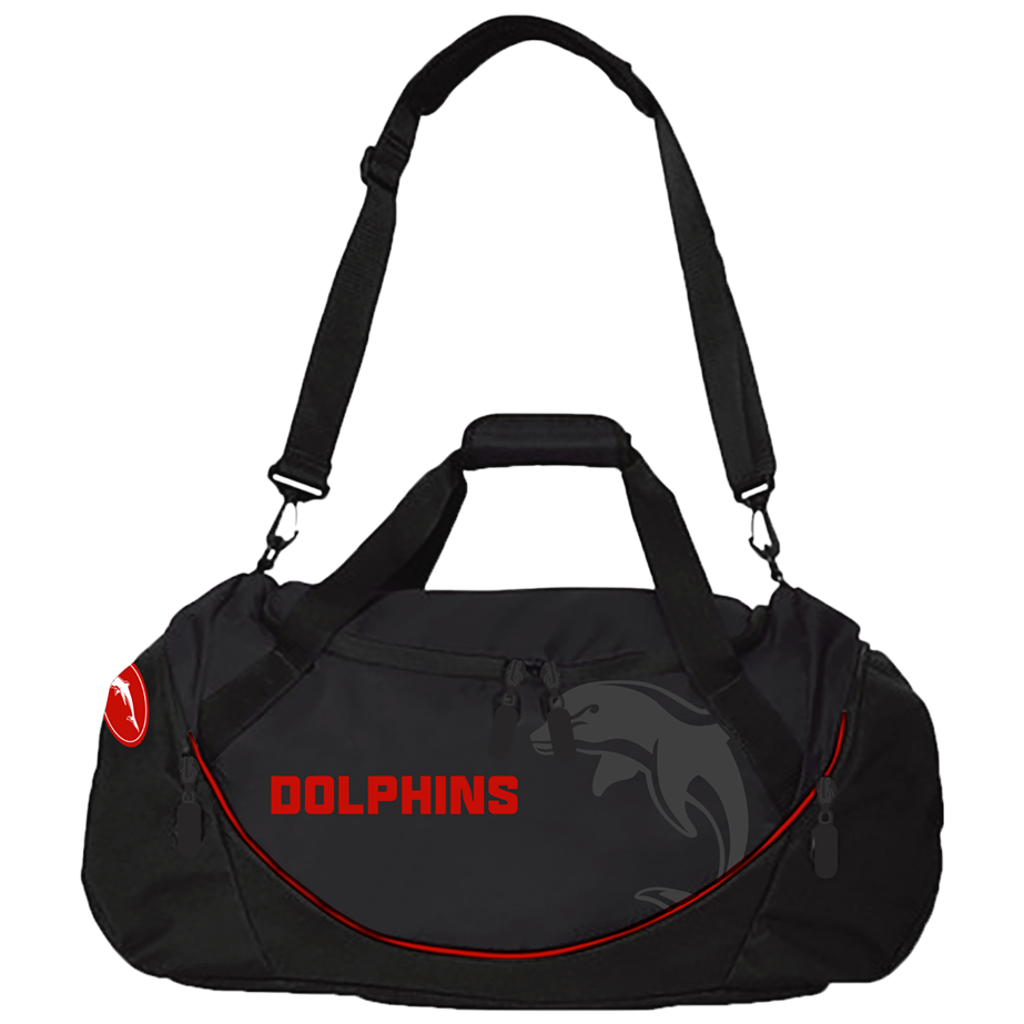 DOLPHINS SHADOW SPORTS BAG NRL