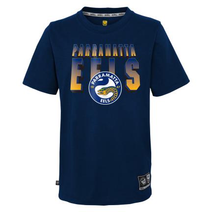 EELS TEAM LOGO SS TEE NRL