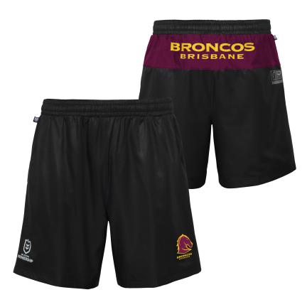 BRISBANE BRONCOS PERFORMANCE SHORT NRL