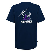 Load image into Gallery viewer, STORM WORDMARK LOGO TEE NRL