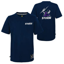 Load image into Gallery viewer, STORM WORDMARK LOGO TEE NRL