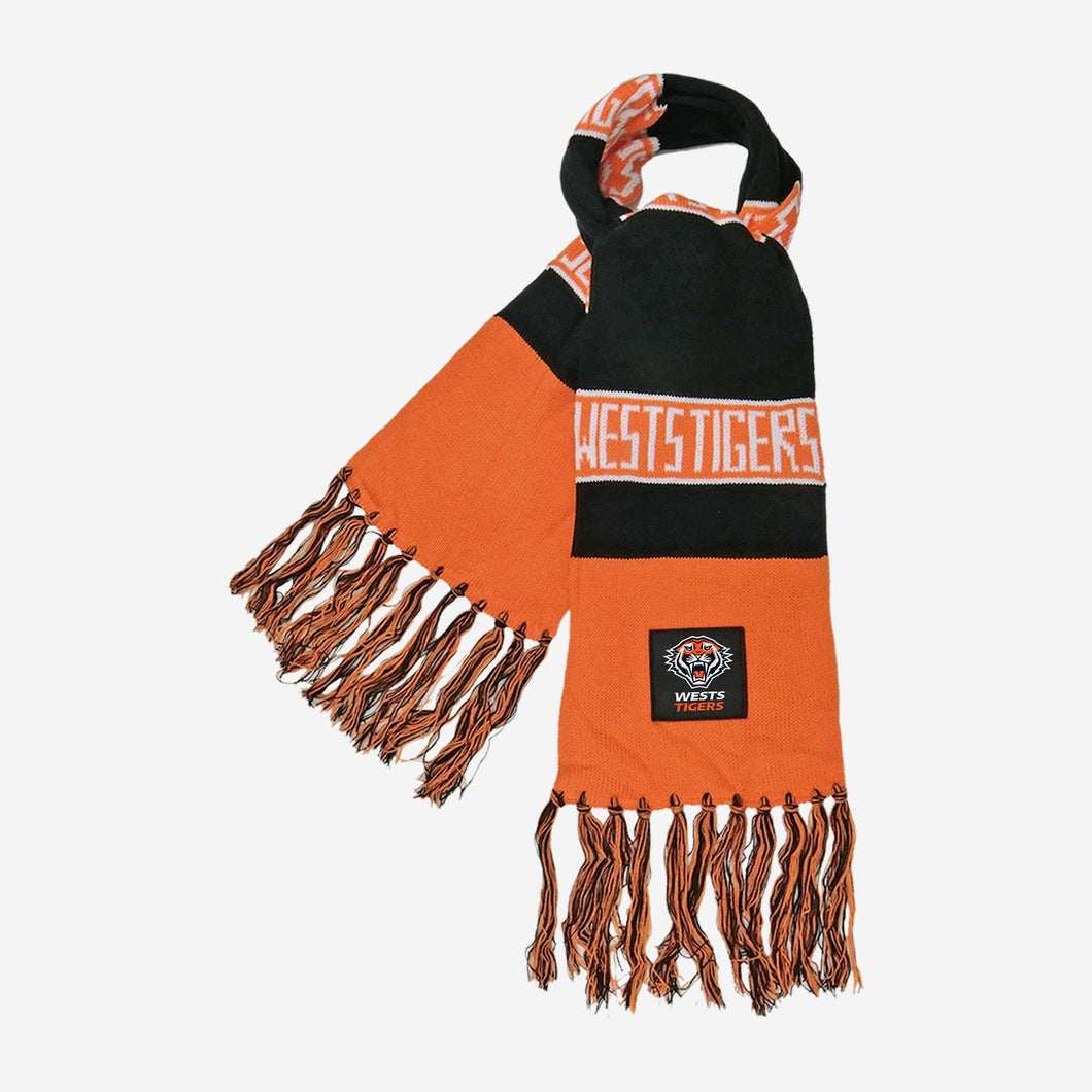 WEST TIGERS BAR SCARF The Big Outlet Store