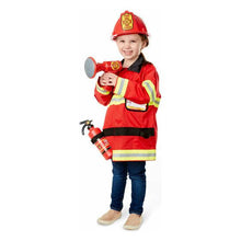 Load image into Gallery viewer, MELISSA AND DOUG FIRE CHIEF ROLE PLAY COSTUME SET M&amp;D