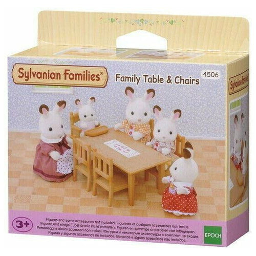 FAMILY TABLE AND CHAIRS SYLVANIAN FAMILIES