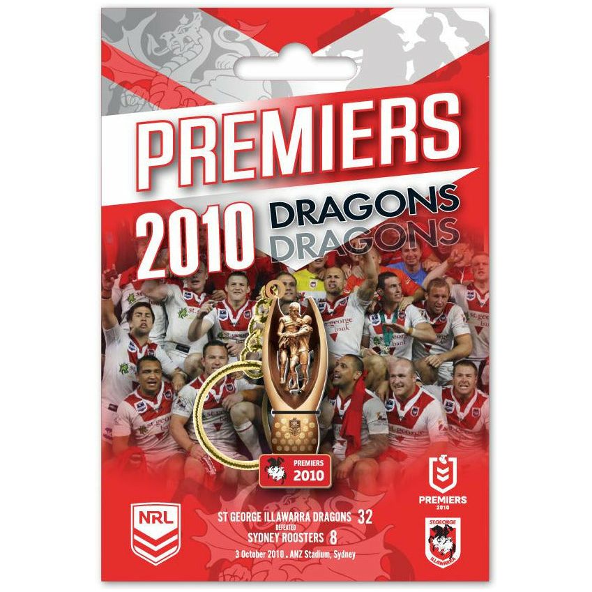 DRAGONS 2010 PREMIERSHIP KEY RING NRL