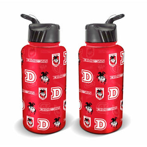 DRAGONS FLIP DRINK BOTTLE NRL