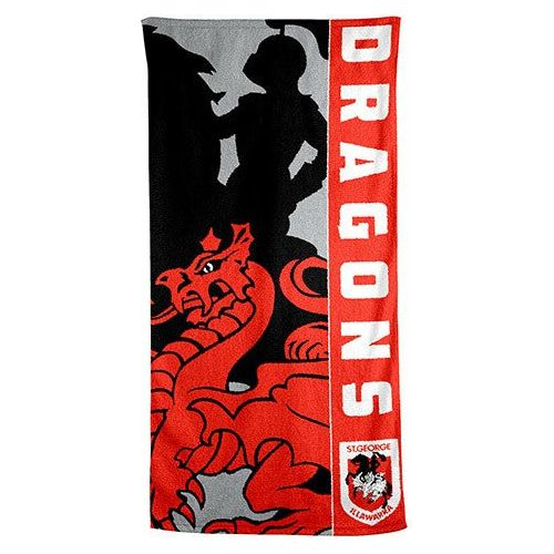 DRAGONS BEACH TOWEL NRL